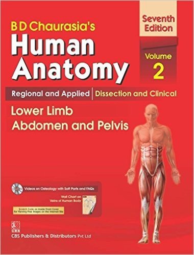 Book Cover B.D.Chaurasia's Human Anatomy : Regional & Applied Dissection and Clinical Volume 2