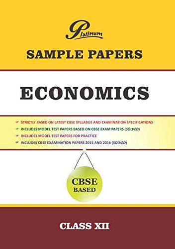 Platinum Sample Papers Economics for Class - XII
