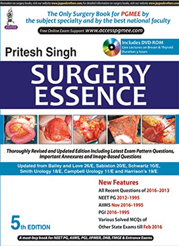 Book Cover Surgery Essence 5th Edition 2017