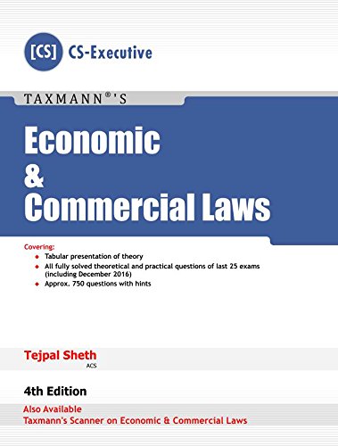 Economic & Commercial Laws [CS- Executive] (4th Edition 2017)