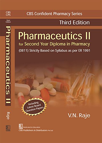 Book Cover Pharmaceutics II For Second Year Diploma In Pharmacy (CBS Confident Pharmacy Series)