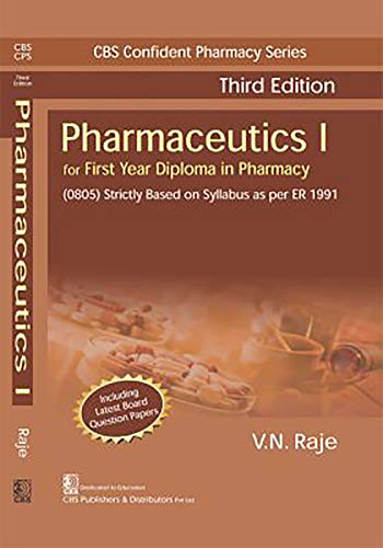 Book Cover Pharmaceutics I: For First Year Diploma in Pharmacy (CBS Confident Pharmacy Series)