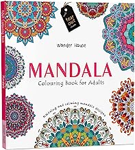 Book Cover Mandala: Colouring Books for Adults with Tear Out Sheets (Adult Colouring Book)