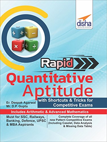 Book Cover Rapid Quantitative Aptitude - With Shortcuts & Tricks for Competitive Exams