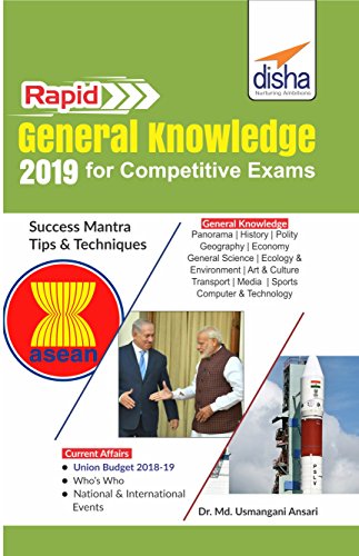 Book Cover Disha's Rapid General Knowledge 2019 for Competitive Exams
