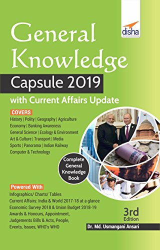Book Cover General Knowledge Capsule 2019 with Current Affairs Update