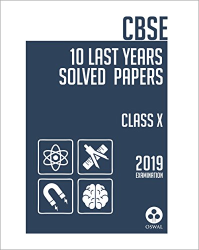 Book Cover 10 Last Years Solved Papers: Cbse Class 10 For 2019 Examination