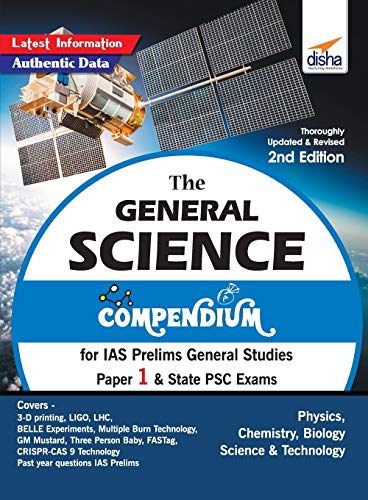 Book Cover The General Science Compendium for IAS Prelims General Studies Paper 1 & State PSC Exams 2nd Edition