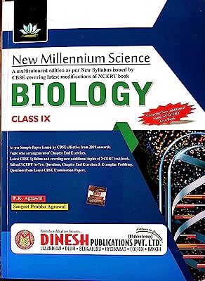 Book Cover DINESH Publications' New Millennium BIOLOGY (Class 9) (2019-20)
