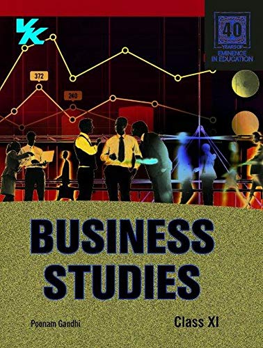 Book Cover Business Studies For Class 11 (2020 Examination)