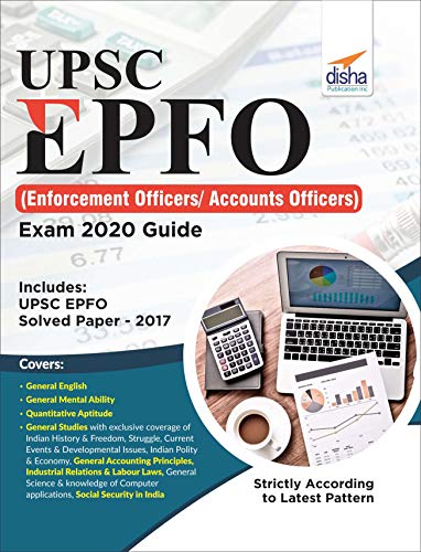 Book Cover UPSC EPFO (Enforcement Officers/Accounts Officers) Exam 2020 Guide