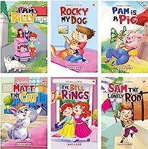 Book Cover Phonic Reader (Illustrated) (Set of 6 Books) - Story Book for Kids - Bedtime Stories - 2 Years to 6 Years Old - Read Aloud to Infants, Toddlers