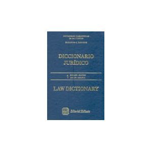 Diccionario Juridico - 2 Tomos English-Spanish Espanol-Ingles (Spanish Edition)