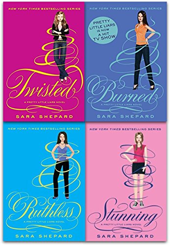 Book Cover Pretty Little Liars Series 3 Collection Sara Shepard 4 Books Set (Twisted, Ruthless, Stunning, Burned)