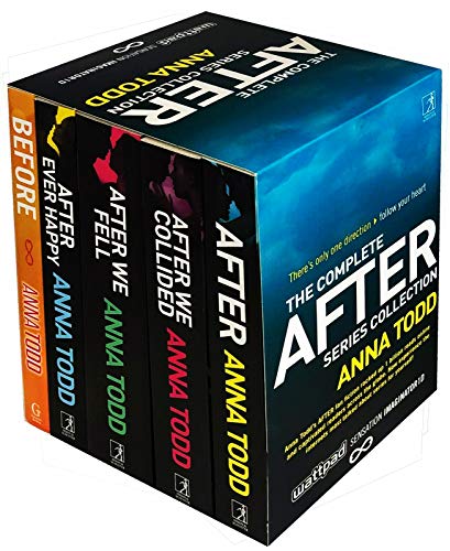 Book Cover The Complete After Series Collection 5 Books Box Set by Anna Todd (After Ever Happy, After, After We Collided, After We Fell, Before)