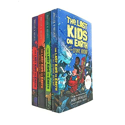 Book Cover The Last Kids on Earth Collection 4 Books Set By Max Brallier Netflix Original