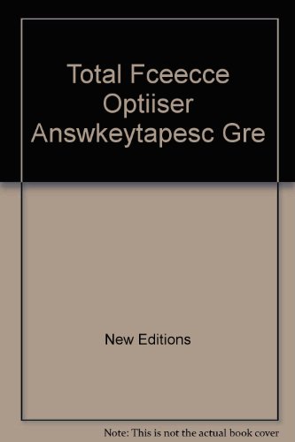 Total FCE/ECCE Optimiser Answer Key & Tapescript