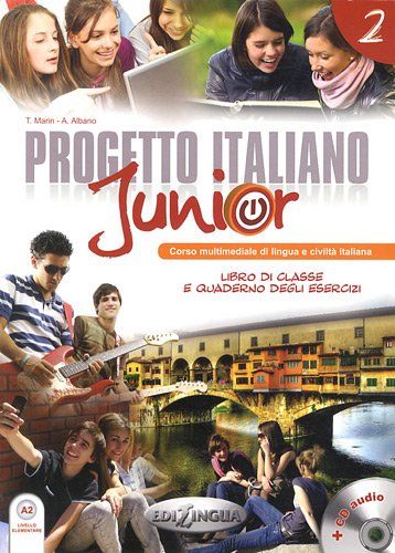 Progetto Italiano Junior: Libro + Quaderno + CD-Audio (Livello A2) (Italian Edition)