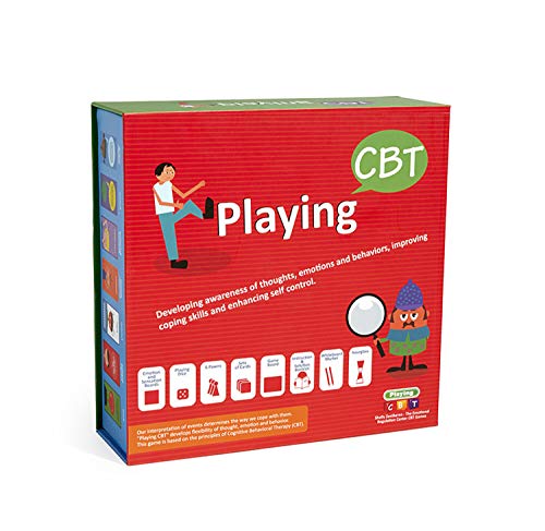 Book Cover Playing CBT - Therapy Game to Develop Awareness of Thoughts, Emotions and behaviors for improving Social Skills, Coping Skills and Enhancing self Control.- 2020 Version