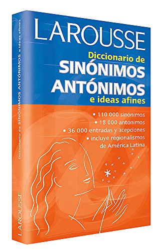 Book Cover Diccionario de sinónimos, antónimos, e ideas afines (Spanish Edition)