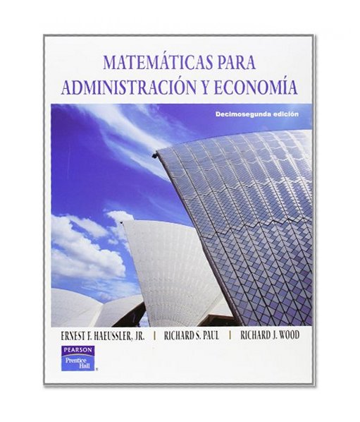 Matematicas para Administracion y Economia 12/ed.