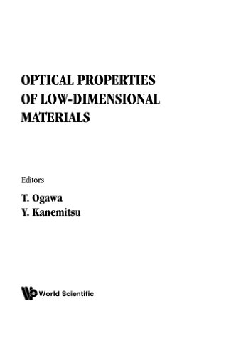 Book Cover Optical Properties Of Low-Dimensional Materials