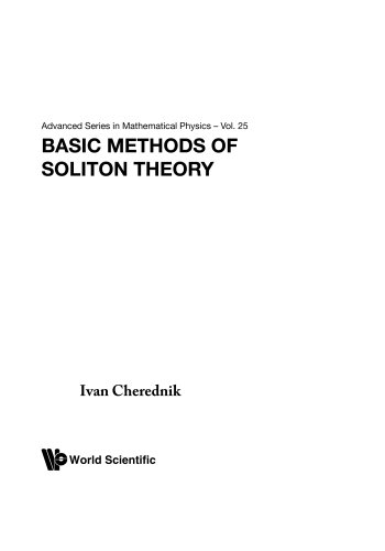 Book Cover Basic Methods Of Soliton Theory (Advanced Mathematical Physics)