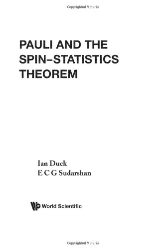 Book Cover Pauli And The Spin-Statistics Theorem