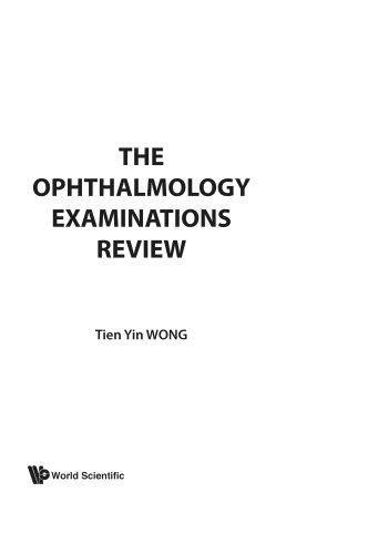 Book Cover Ophthalmology examinations review, the