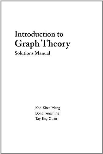 Book Cover Introduction to graph theory: solutions manual