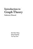 Introduction to graph theory: solutions manual