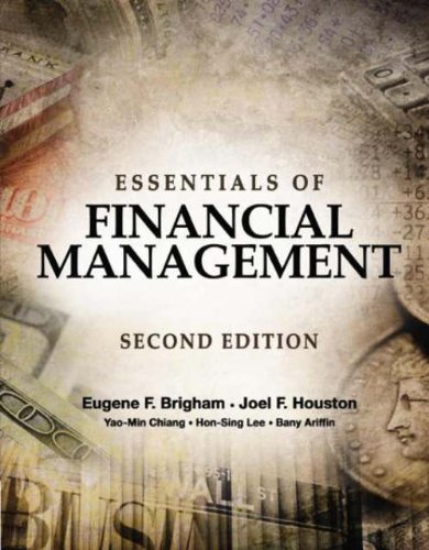 Book Cover Essentials of Financial Management