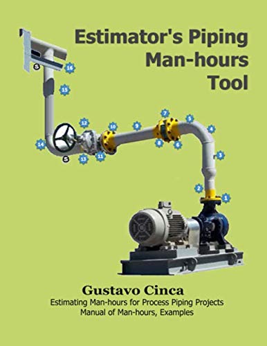 Book Cover Estimator's Piping Man-hours Tool: Estimating Man-hours for Process Piping Projects. Manual of man-hours, Examples