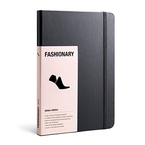Book Cover Fashionary Shoe Sketchbook /anglais