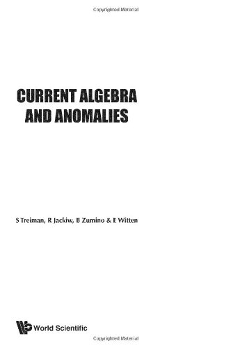 Book Cover Current Algebra And Anomalies