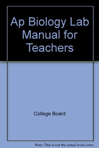 Ap Biology Lab Manual for Teachers