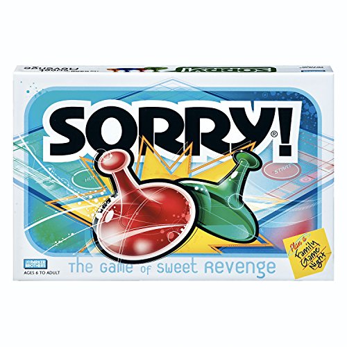 Book Cover Sorry Board Game, Game Night, Ages 6 and up (Amazon Exclusive)