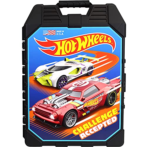 Book Cover Hot Wheels Molded 48 Car Case - Colors May Vary