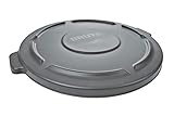 Rubbermaid Commercial Products BRUTE Trash Can Dome Lid, Gray, 32-Gallon, Compatible with the Rubbermaid Heavy Duty 32 Gallon Garbage Bins
