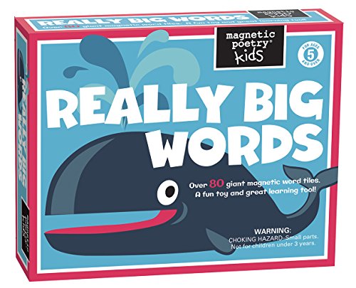 Magnetic Poetry - Kids Really Big Words Kit - Ages 5 and Up - Words for Refrigerator - Write Poems and Letters on The Fridge - Made in The USA