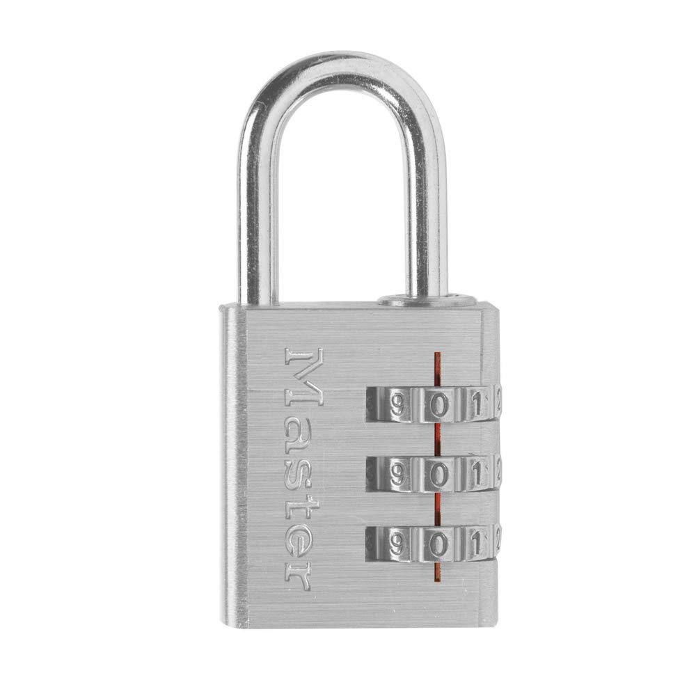Master Lock 630D Set Your Own Combination Lock, Aluminum 1-3/16 in. Wide