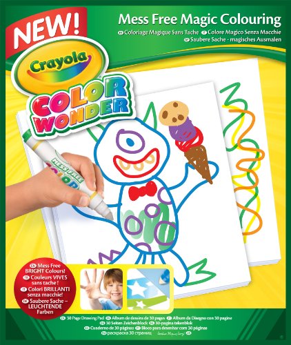 Book Cover Crayola Color Wonder Magic Light Brush Paper Tablet Refill Pad