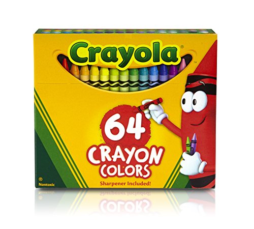 Book Cover CRAYOLA Crayon/Sharpener, 64 Count (52-0064)