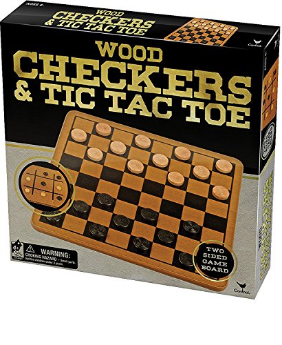 Book Cover Cardinal Wood Checkers & Tic Tac Toe