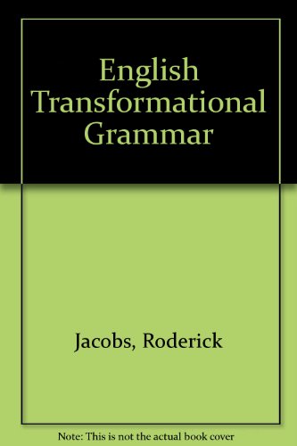 English transformational grammar