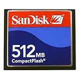 SanDisk 512 MB CompactFlash Card