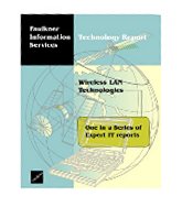 Wireless LAN Technologies