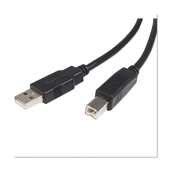 StarTech.com Câble certifié USB 2.0 A vers B de 1,8 m - Cordon USB A vers USB B - M/M - Noir