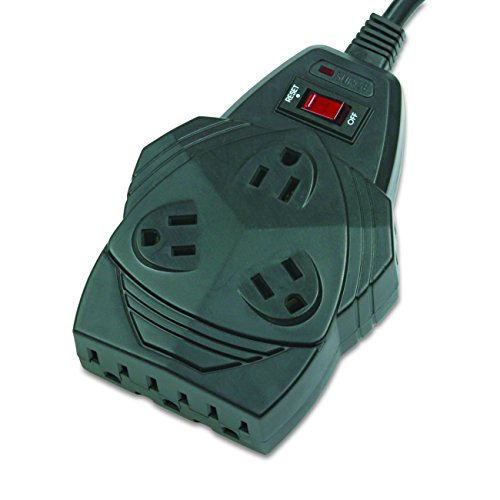 Book Cover Fellowes Mighty 8 Surge Protector with 8-Outlets, 6 Foot Cord, 1300 Joules (99090)