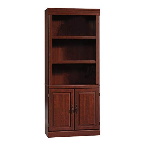 Sauder Heritage Hill Library With Doors - Classic Cherry finish